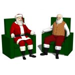 Santa Claus set 20 (seating)