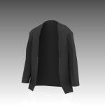 A jacket to hang over the back of a chair behind s...