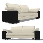 The Lota Sofa by designer Eileen Gray, distributed...