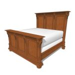 Restoration Period Bed with King Size Mattress