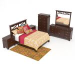 Traditional Bedroom Set Part 1 of 2. This part inc...