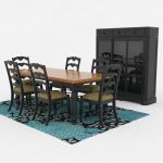Traditional Dining Room Set includes Dining Chair,...