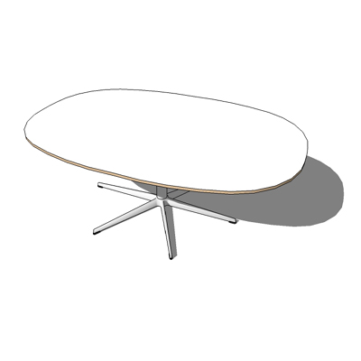 A311, Super Ellipse table by Fritz Hansen, The ser.... 