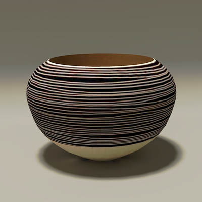 Turned wooden bowl by German artist, Christoph Fin.... 