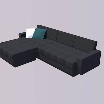Sol Lob sectional sofa. model 102. 