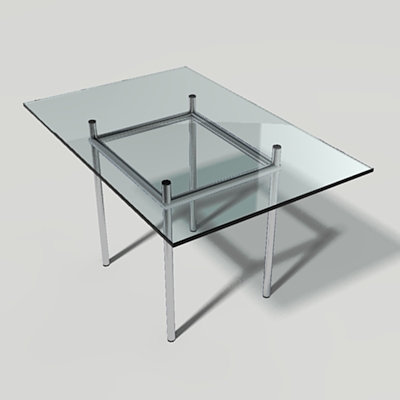 This is a set of Cassina dining tables. Render Rea.... 