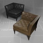 Luxe Home Corner Chair