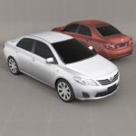THis is a low poly model of the 
Toyota Corolla 2...