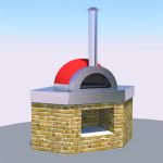 The Z1100 pizza oven by Zesti