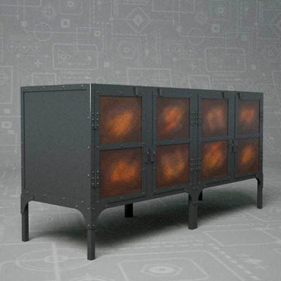Tool Chest Console by Restoration Hardware. 62&quo.... 
