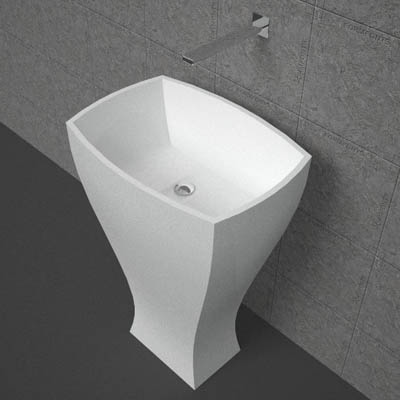 Jazz freestanding washbasin unit from Art Ceram.. 