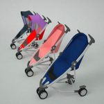 Four strollers/child buggies