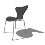 Upholstered Series 7 chair by Fritz Hansen, design...