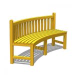 Chadwick outdoor bench. Based on a model originall...