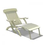 A beautiful outdoor lounge chair creates a relaxin...