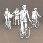 Sketchy People on Bike set 20