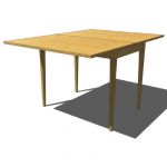 IKEA Jussi table wooden extended position
