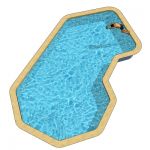 Tech C shaped pools. 16 x 30 and 18 x 35ft. Remova...