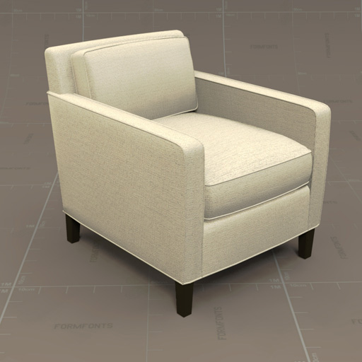 Cb Vaughn Chair 3d Model Formfonts 3d Models Textures