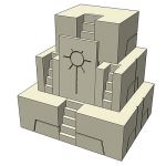 Necron Temple. For use in 2D RTS games.