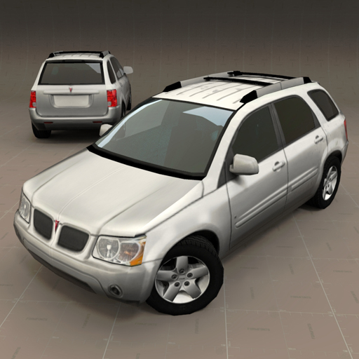 Pontiac Torrent, in a low poly version.. 