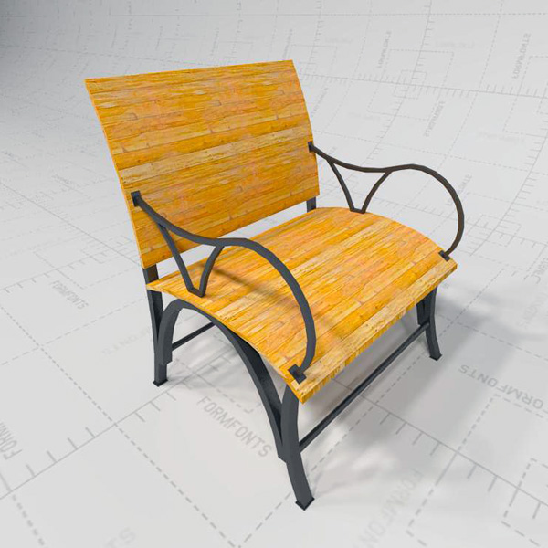<br>Wrought Benches
<br>Revit™ Render.... 