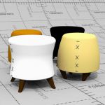 Toi & Moi ottoman /pouffe / stool from Andreu ...