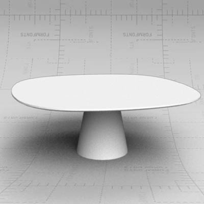The Reverse conference table by Andreu World. Elip.... 