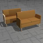 Plus series sofas, arms form pressed plywood or up...