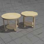 Veera coffee tables, frame and top birch, height 5...