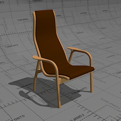Swedese Lamino easy chair, frame beech, upholstery.... 