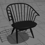 Artek Crinolette easy chair, solid birch, availabl...