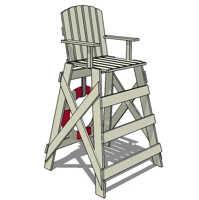 Lifeguard Chair 3d Model Formfonts 3d Models Textures