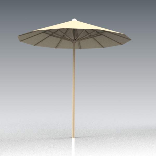 Medium-resolution beach/cafe umbrella; 6 ft / 2 m .... 