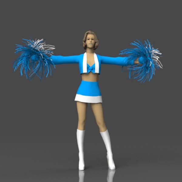 Cheerleaders. The costume and 
pompoms are group-.... 