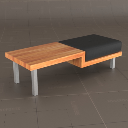 Plateau Coffee Table and Bench. 