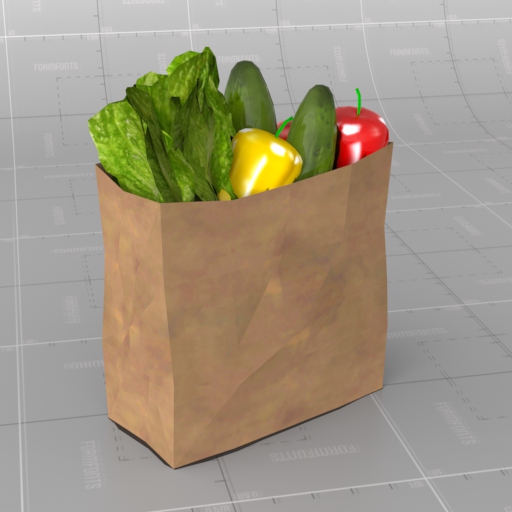 Groceries Food Bag. 