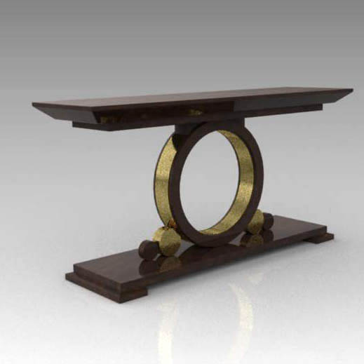 The Galliano console table from 
Smania. Wood wit.... 