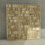 Generic low poly bookshelves in 
3 widths. The ro...