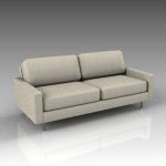 Central slate sofa from CB2. Available 
in 4 fabr...