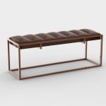 Fontanne Leather Bench