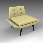 Morgan Miami lounge chair. Plain and 
buttoned.