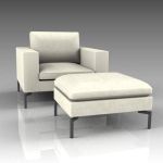 New Standard Armchair and ottoman 
by Blu Dot