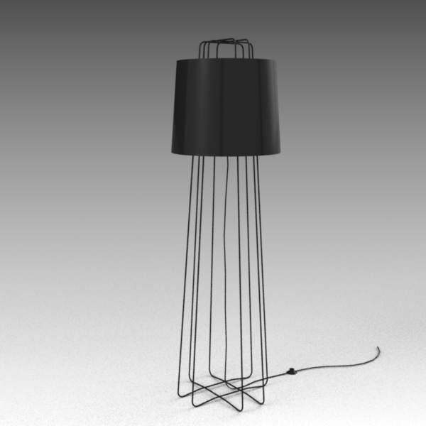 Perimeter Floor Lamp 3d Model, Blu Dot Perimeter Table Lamp