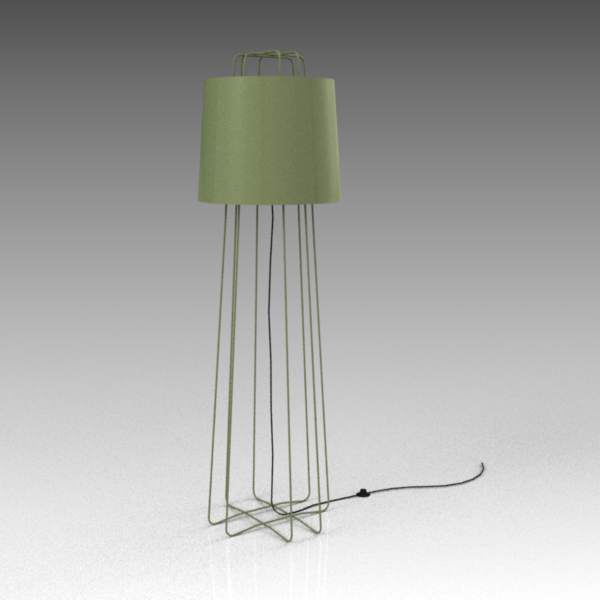Perimeter Floor Lamp 3d Model Formfonts 3d Models Textures