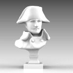 Bust of napoleon. A nominal 18" high.