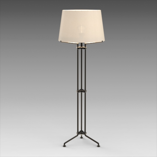 Terrazo Tri Leg Floor lamp. 