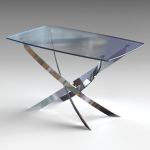 Coraline Glass Dining Table