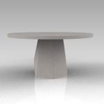 Bowman concrete outdoor dining 
table table. Grey...