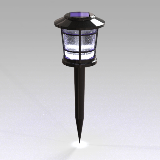 Generic Solar LED Garden Lamp. 